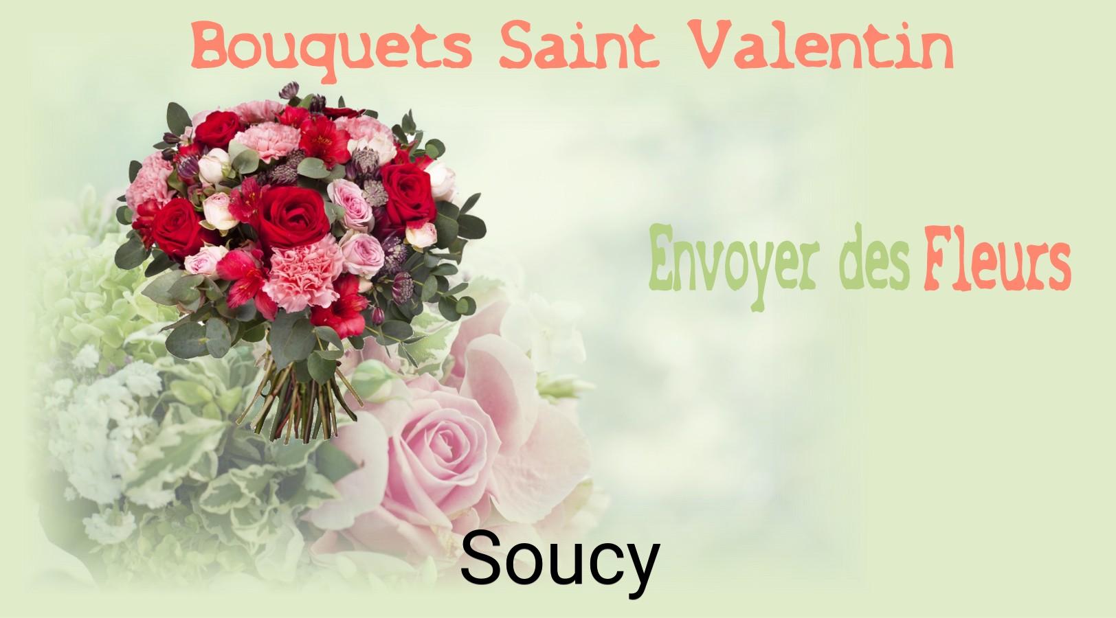Roses de Saint-Valentin livrées à Soucy